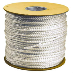 Value Collection - 100' Max Length Nylon Solid Braid Rope - 1/2" Diam, 484 Lb Capacity - Industrial Tool & Supply