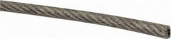 Value Collection - 1/8" x 3/32" Diam, Coated Aircraft Cable Wire - 920 Lb Breaking Strength, 7 x 7 Strand Core, Nylon Coating - Industrial Tool & Supply