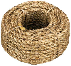 Value Collection - 100' Max Length Manila Rope - 1/4" Diam, 67 Lb Capacity - Industrial Tool & Supply