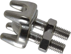 Ronstan - 5/16" Wire Rope U-Bolt Grip - 316 Stainless Steel - Industrial Tool & Supply