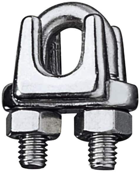 Ronstan - 1/2" Wire Rope U-Bolt Grip - 316 Stainless Steel - Industrial Tool & Supply