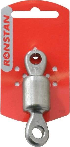 Ronstan - 1,540 Lbs. Load Limit Ball Bearing Swivel - 5/16 Inch Diameter Hole Eye/Eye - Industrial Tool & Supply