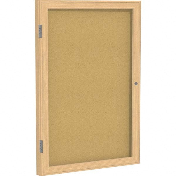 Ghent - Cork Bulletin Boards Style: Enclosed Cork Bulletin Boards Color: Natural Cork - Industrial Tool & Supply
