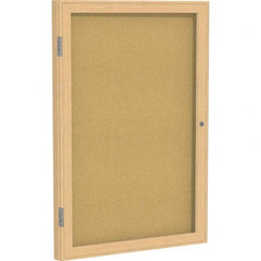 Ghent - Cork Bulletin Boards Style: Enclosed Cork Bulletin Boards Color: Natural Cork - Industrial Tool & Supply