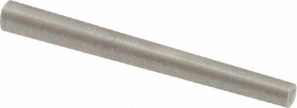 Value Collection - Size 6/0, 0.0624" Small End Diam, 0.078" Large End Diam, Passivated Stainless Steel Taper Pin - Industrial Tool & Supply