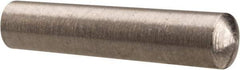 Value Collection - Size 4/0, 0.0986" Small End Diam, 0.109" Large End Diam, Passivated Stainless Steel Taper Pin - Grade 303, 18-8, 1/2" OAL, 1/2 Pin Length - Industrial Tool & Supply