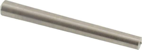 Value Collection - Size 2/0, 0.115" Small End Diam, 0.141" Large End Diam, Passivated Stainless Steel Taper Pin - Grade 303, 18-8, 1-1/4" OAL, 1-1/4 Pin Length - Industrial Tool & Supply