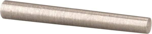 Value Collection - Size 0, 0.13" Small End Diam, 0.156" Large End Diam, Passivated Stainless Steel Taper Pin - Grade 303, 18-8, 1-1/4" OAL, 1-1/4 Pin Length - Industrial Tool & Supply