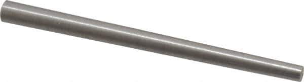 Value Collection - Size 3, 0.1566" Small End Diam, 0.219" Large End Diam, Passivated Stainless Steel Taper Pin - Grade 303, 18-8, 3" OAL, 3 Pin Length - Industrial Tool & Supply