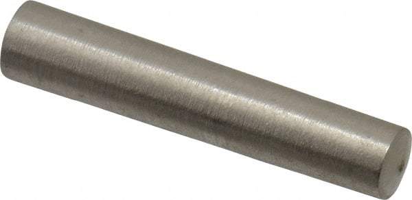 Value Collection - Size 4, 0.224" Small End Diam, 0.25" Large End Diam, Passivated Stainless Steel Taper Pin - Grade 303, 18-8, 1-1/4" OAL, 1-1/4 Pin Length - Industrial Tool & Supply