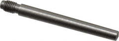 Value Collection - Size 4, 0.248" Large End Diam, Uncoated Steel 1/4-28 Threaded Taper Pin - Grade C-12L14, 2 Pin Length - Industrial Tool & Supply