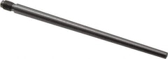 Value Collection - Size 4, 0.248" Large End Diam, Uncoated Steel 1/4-28 Threaded Taper Pin - Grade C-12L14, 4 Pin Length - Industrial Tool & Supply