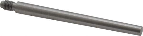 Value Collection - Size 5, 0.287" Large End Diam, Uncoated Steel 1/4-28 Threaded Taper Pin - Grade C-12L14, 3 Pin Length - Industrial Tool & Supply