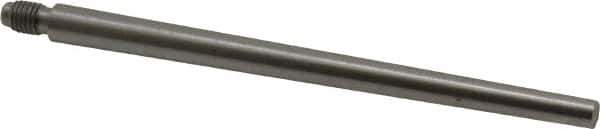 Value Collection - Size 5, 0.287" Large End Diam, Uncoated Steel 1/4-28 Threaded Taper Pin - Grade C-12L14, 4 Pin Length - Industrial Tool & Supply