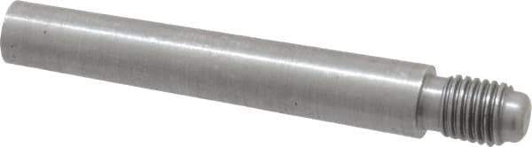 Value Collection - Size 6, 0.339" Large End Diam, Uncoated Steel 5/16-24 Threaded Taper Pin - Grade C-12L14, 2 Pin Length - Industrial Tool & Supply