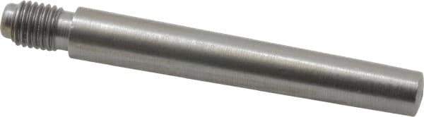 Value Collection - Size 6, 0.339" Large End Diam, Uncoated Steel 5/16-24 Threaded Taper Pin - Grade C-12L14, 2-1/4 Pin Length - Industrial Tool & Supply