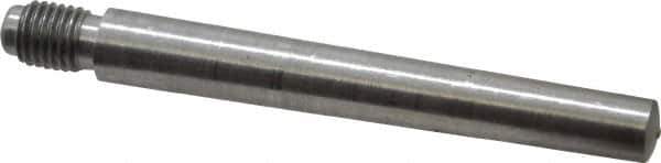 Value Collection - Size 6, 0.339" Large End Diam, Uncoated Steel 5/16-24 Threaded Taper Pin - Grade C-12L14, 2-1/2 Pin Length - Industrial Tool & Supply