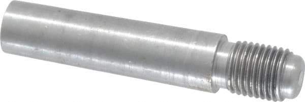 Value Collection - Size 7, 0.407" Large End Diam, Uncoated Steel 3/8-24 Threaded Taper Pin - Grade C-12L14, 1-1/2 Pin Length - Industrial Tool & Supply