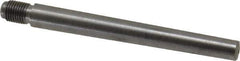 Value Collection - Size 7, 0.407" Large End Diam, Uncoated Steel 3/8-24 Threaded Taper Pin - Grade C-12L14, 3-1/2 Pin Length - Industrial Tool & Supply