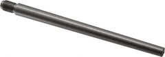 Value Collection - Size 7, 0.407" Large End Diam, Uncoated Steel 3/8-24 Threaded Taper Pin - Grade C-12L14, 5 Pin Length - Industrial Tool & Supply