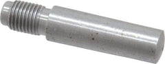 Value Collection - Size 8, 0.49" Large End Diam, Uncoated Steel 7/16-20 Threaded Taper Pin - Grade C-12L14, 1-1/2 Pin Length - Industrial Tool & Supply