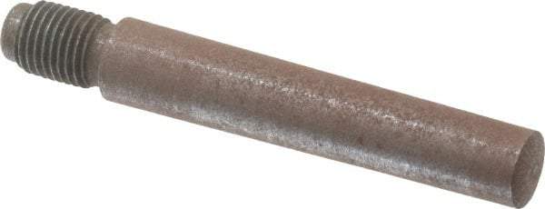 Value Collection - Size 8, 0.49" Large End Diam, Uncoated Steel 7/16-20 Threaded Taper Pin - Grade C-12L14, 2-1/2 Pin Length - Industrial Tool & Supply