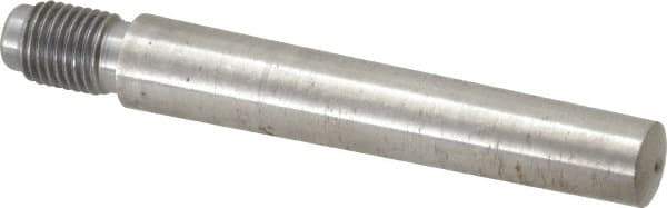 Value Collection - Size 8, 0.49" Large End Diam, Uncoated Steel 7/16-20 Threaded Taper Pin - Grade C-12L14, 2-3/4 Pin Length - Industrial Tool & Supply