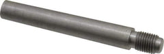 Value Collection - Size 8, 0.49" Large End Diam, Uncoated Steel 7/16-20 Threaded Taper Pin - Grade C-12L14, 3 Pin Length - Industrial Tool & Supply