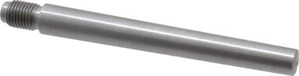 Value Collection - Size 8, 0.49" Large End Diam, Uncoated Steel 7/16-20 Threaded Taper Pin - Grade C-12L14, 4 Pin Length - Industrial Tool & Supply