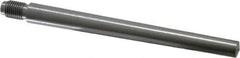 Value Collection - Size 8, 0.49" Large End Diam, Uncoated Steel 7/16-20 Threaded Taper Pin - Grade C-12L14, 5 Pin Length - Industrial Tool & Supply