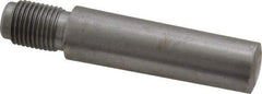 Value Collection - Size 9, 0.589" Large End Diam, Uncoated Steel 1/2-20 Threaded Taper Pin - Grade C-12L14, 2 Pin Length - Industrial Tool & Supply
