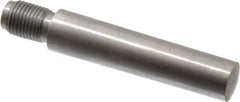 Value Collection - Size 9, 0.589" Large End Diam, Uncoated Steel 1/2-20 Threaded Taper Pin - Grade C-12L14, 2-1/2 Pin Length - Industrial Tool & Supply