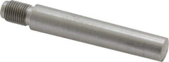 Value Collection - Size 9, 0.589" Large End Diam, Uncoated Steel 1/2-20 Threaded Taper Pin - Grade C-12L14, 3 Pin Length - Industrial Tool & Supply