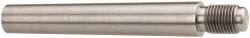 Value Collection - Size 9, 0.589" Large End Diam, Uncoated Steel 1/2-20 Threaded Taper Pin - Grade C-12L14, 3-1/2 Pin Length - Industrial Tool & Supply