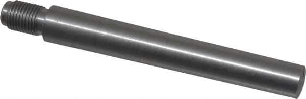 Value Collection - Size 9, 0.589" Large End Diam, Uncoated Steel 1/2-20 Threaded Taper Pin - Grade C-12L14, 4 Pin Length - Industrial Tool & Supply