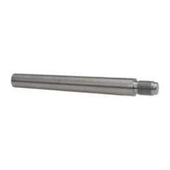 Value Collection - Size 9, 0.589" Large End Diam, Uncoated Steel 1/2-20 Threaded Taper Pin - Grade C-12L14, 4-1/2 Pin Length - Industrial Tool & Supply