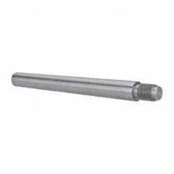 Value Collection - Size 9, 0.589" Large End Diam, Uncoated Steel 1/2-20 Threaded Taper Pin - Grade C-12L14, 5 Pin Length - Industrial Tool & Supply