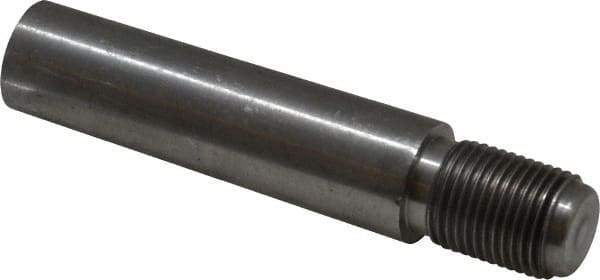 Value Collection - Size 10, 0.704" Large End Diam, Uncoated Steel 5/8-18 Threaded Taper Pin - Grade C-12L14, 2-1/2 Pin Length - Industrial Tool & Supply