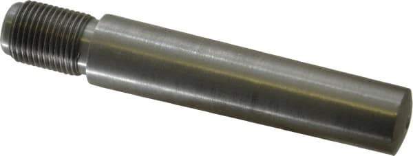 Value Collection - Size 10, 0.704" Large End Diam, Uncoated Steel 5/8-18 Threaded Taper Pin - Grade C-12L14, 3 Pin Length - Industrial Tool & Supply