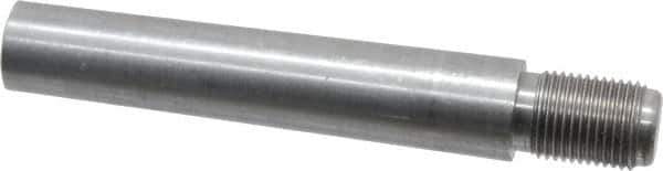 Value Collection - Size 10, 0.704" Large End Diam, Uncoated Steel 5/8-18 Threaded Taper Pin - Grade C-12L14, 3-1/2 Pin Length - Industrial Tool & Supply