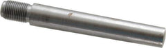 Value Collection - Size 10, 0.704" Large End Diam, Uncoated Steel 5/8-18 Threaded Taper Pin - Grade C-12L14, 4 Pin Length - Industrial Tool & Supply