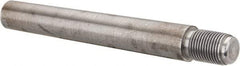 Value Collection - Size 10, 0.704" Large End Diam, Uncoated Steel 5/8-18 Threaded Taper Pin - Grade C-12L14, 4-1/2 Pin Length - Industrial Tool & Supply