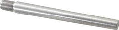 Value Collection - Size 10, 0.704" Large End Diam, Uncoated Steel 5/8-18 Threaded Taper Pin - Grade C-12L14, 6 Pin Length - Industrial Tool & Supply