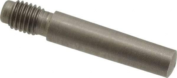 Value Collection - Size 4, 0.248" Large End Diam, Passivated Stainless Steel 1/4-28 Threaded Taper Pin - Grade 303, 18-8, 1 Pin Length - Industrial Tool & Supply