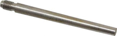 Value Collection - Size 4, 0.248" Large End Diam, Passivated Stainless Steel 1/4-28 Threaded Taper Pin - Grade 303, 18-8, 2-1/2 Pin Length - Industrial Tool & Supply