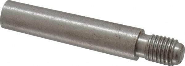 Value Collection - Size 6, 0.339" Large End Diam, Passivated Stainless Steel 5/16-24 Threaded Taper Pin - Grade 303, 18-8, 1-1/2 Pin Length - Industrial Tool & Supply