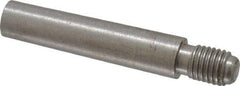 Value Collection - Size 6, 0.339" Large End Diam, Passivated Stainless Steel 5/16-24 Threaded Taper Pin - Grade 303, 18-8, 1-1/2 Pin Length - Industrial Tool & Supply