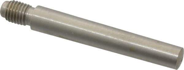 Value Collection - Size 6, 0.339" Large End Diam, Passivated Stainless Steel 5/16-24 Threaded Taper Pin - Grade 303, 18-8, 2 Pin Length - Industrial Tool & Supply