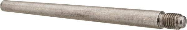 Value Collection - Size 6, 0.339" Large End Diam, Passivated Stainless Steel 5/16-24 Threaded Taper Pin - Grade 303, 18-8, 4 Pin Length - Industrial Tool & Supply