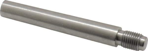 Value Collection - Size 8, 0.49" Large End Diam, Passivated Stainless Steel 7/16-20 Threaded Taper Pin - Grade 303, 18-8, 3 Pin Length - Industrial Tool & Supply
